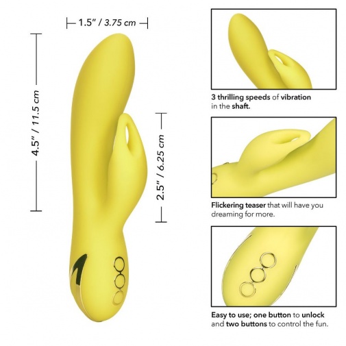 CEN - CalDream Venice Vixen Vibrator - Yellow photo