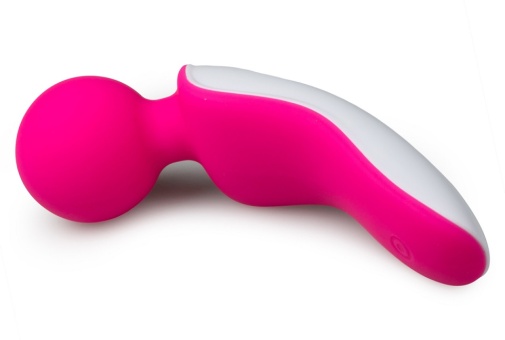 Easytoys - Mini Wand Massager - Pink/White photo