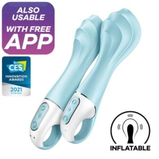 Satisfyer - Air Pump Vibrator 5  充氣震動棒 - 藍色 照片