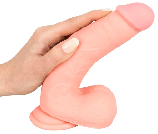 Medical Silicone - 带阴囊假阳具 20 厘米 照片