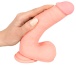 Medical Silicone - 带阴囊假阳具 20 厘米 照片-6