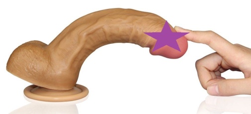 Lovetoy - 8" Dual Layered Nature Cock - Flesh photo