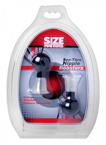 Size Matters - 透視乳頭增大泵 - 黑色 照片