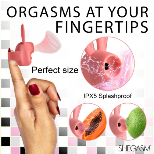 Inmi - Shegasm Sucky Bunny Clit Stimulator - Pink photo