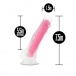Neo Elite - Glow in the Dark Paradise 假陽具 19cm - 霓虹粉 照片-9