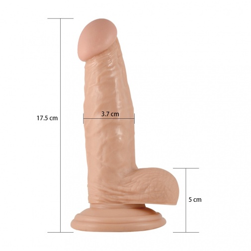 Lovetoy - 7" Real Extreme Dildo - Flesh photo