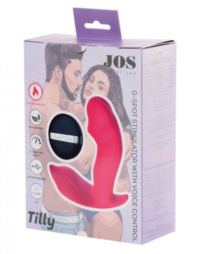 JOS - Tilly G-Spot Stimulator w Voice Control - Pink photo