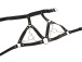 Chisa - Breast Harness w O-Ring Chain - Black photo-3