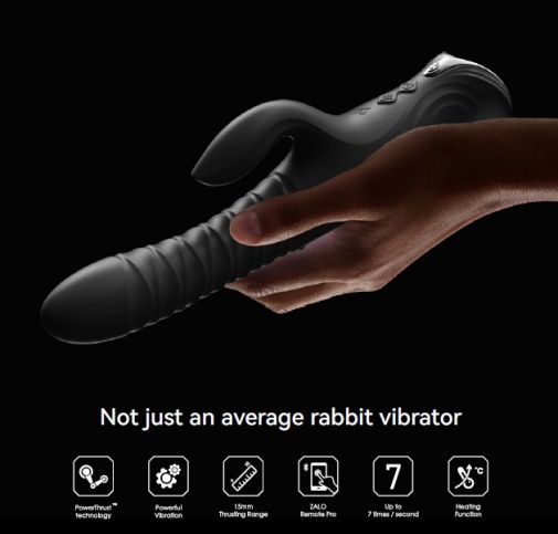 Zalo - Mose 2 Heating Rabbit Thruster - Obsidian Black photo
