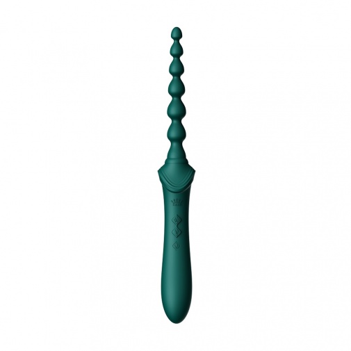 Zalo - Bess 2 Heating Dual Vibrator - Turquoise Green photo