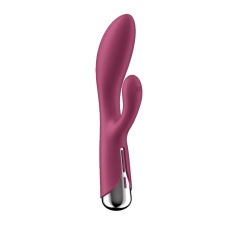 Satisfyer - Spinning Rabbit 1 旋轉震動棒 - 紅色 照片