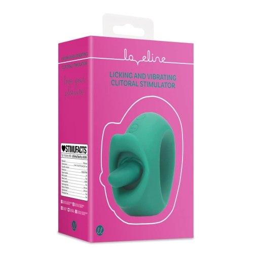 Loveline - Licking Vibro Clit Stimulator - Green photo