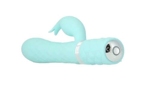 Pillow Talk - Lively Rabbit Vibrator – Teal photo