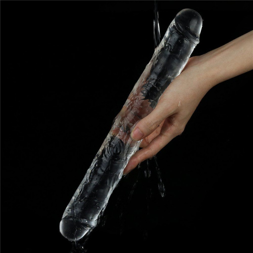 Lovetoy - Flawless 雙頭假陽具 12" - 透明 照片