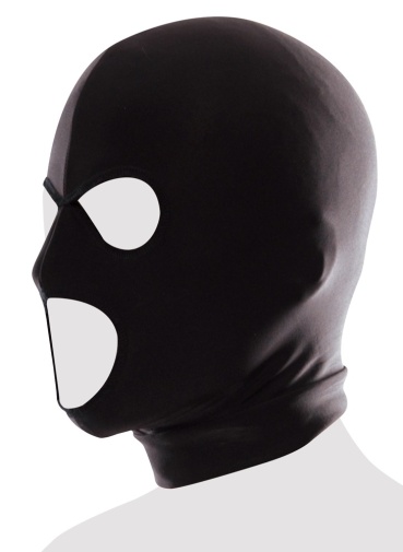 Fetish Fantasy - Spandex 3-Hole Hood - Black photo
