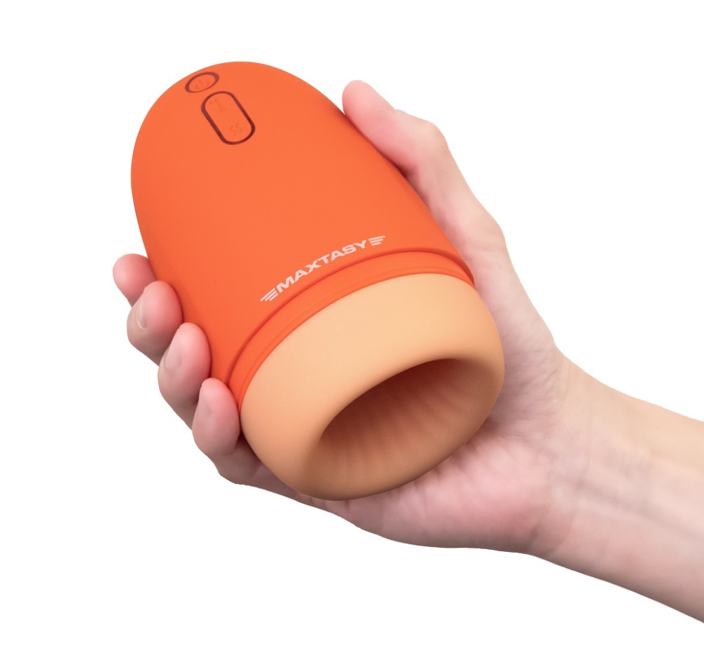 Small but mighty. STAMINA MASTER takes care of the most sens... Maxtasy - Stamina Master Masturbator - Orange photo-2