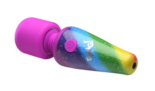 Bang! - Rainbow Mini Wand Vibrator photo