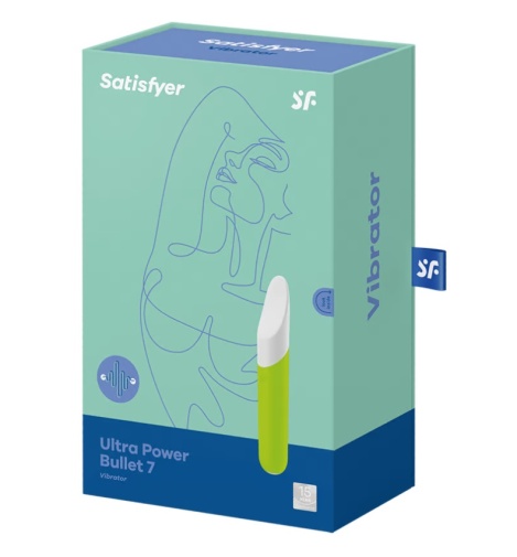Satisfyer - 超強力子彈型震蛋 7 - 綠色 照片