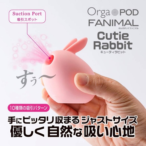NPG - Fanimal Rabbit Clit Stimulator - Pink photo