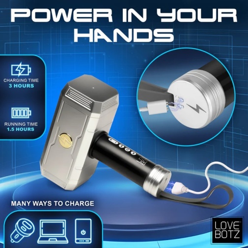 LoveBotz - Thunder Stroker - White photo