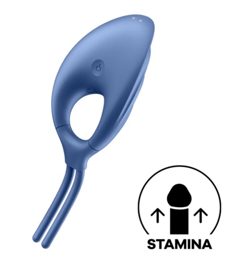 Satisfyer - Swordsman Vibro Ring - Blue photo