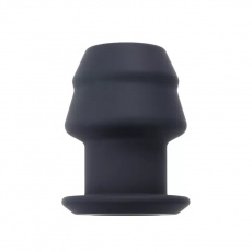 MT - External Hollow Anal Plug L - Black photo