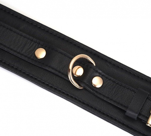 Liebe Seele - Leather Ankle Cuffs - Dark Secret photo
