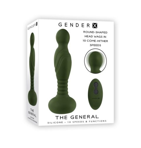 Gender X - The General Anal Vibrator - Green photo