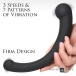 Master Series - Vibra-Crescent 彎月雙頭仿真陽具 - 黑色 照片-3