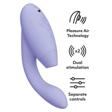 Womanizer - DUO 2 陰蒂吸啜及G點按摩器 - 淡紫色 照片
