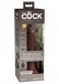 King Cock - 7" Elite 震动仿真阴茎 - 啡色 照片-8