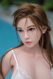 Phebe 亞洲仿真實體娃娃，巨乳，超軟矽膠 159 cm（5'2 英尺） 照片