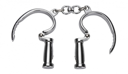 MT - Old Style Darby Handcuffs - Silver photo