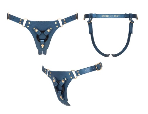 Strap-On-Me - Generous  穿戴式陽具束帶 - 藍色 照片