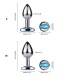 MT - Eye Butt Plug S - Blue photo-5