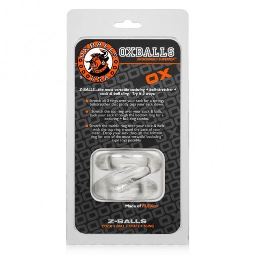 Oxballs - Z-Balls Ballstretcher - Clear photo