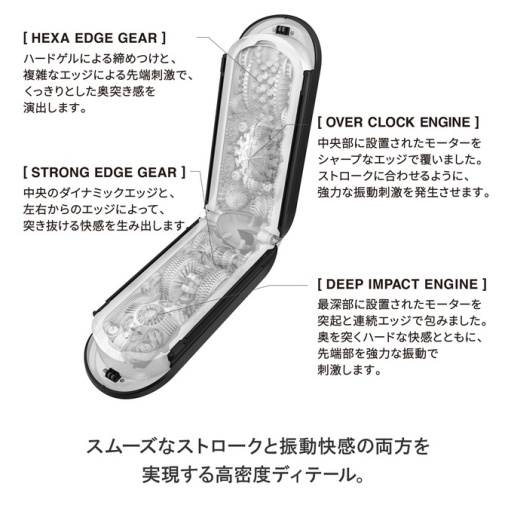 Tenga - Flip Zero Gravity 電子震動版 - 黑色 照片