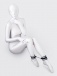 Anonymo - Ankle Cuffs - Silver/Black photo-2