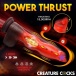 Creature Cocks - Ramming Hound Thrusting Dildo - Black/Red photo-2