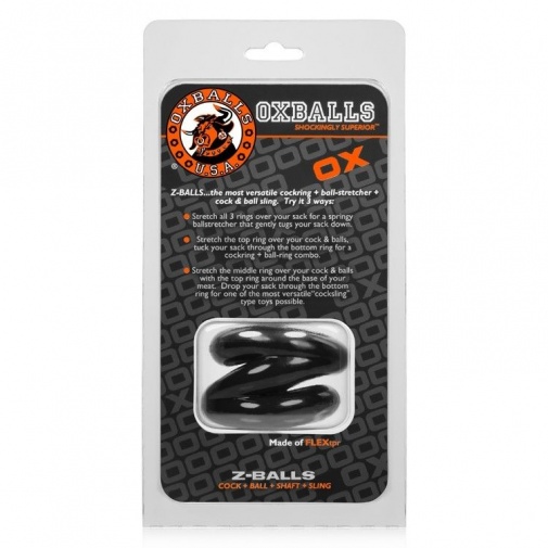 Oxballs - Z-Balls 箍睾环 - 黑色 照片