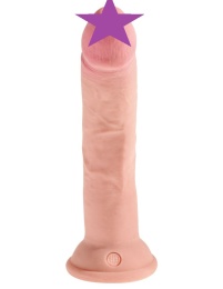 King Cock - 三倍密度假陽具連陰囊 8" - 肉色 照片
