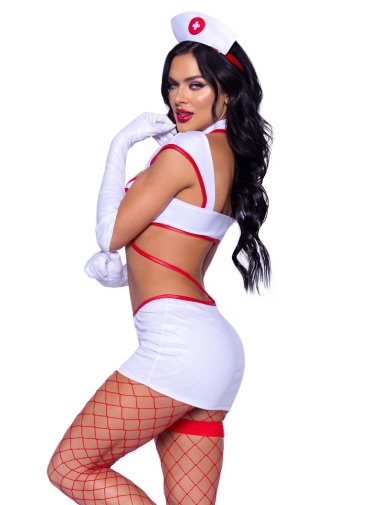 Leg Avenue - Heartstopping Nurse Costume - White - XS photo