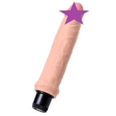 A-Toys - 多段速震動假陽具 17cm - 肉色 照片