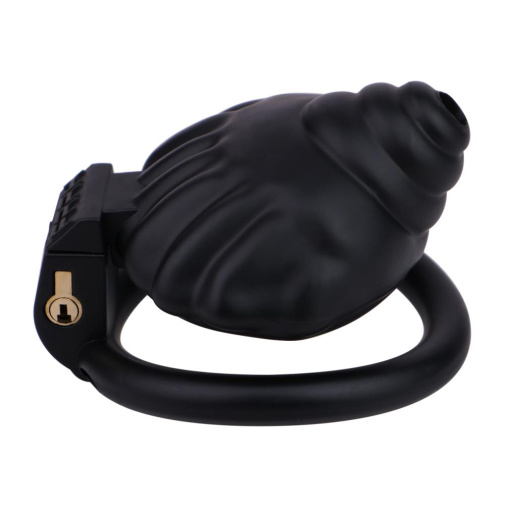 FAAK - Shell Resin Chastity Cage - Black photo