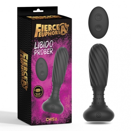 Chisa - Libido Prober 後庭震動器連遙控 - 黑色 照片