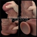 Lovetoy - 10.5" XXL 双层假阳具 - 啡色 照片-8