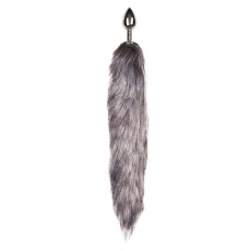 Easytoys - Fox Tail Plug - Grey photo