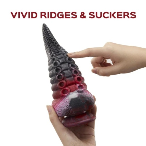 Honey Play Box - Lava Tentacle Dildo - Black photo