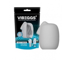 Vibeggs - 加水潤滑 男女通用震動自慰套 扭曲紋理 照片