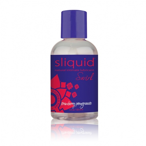 Sliquid - Naturals Swirl 草莓石榴味可食用润滑剂 - 125ml 照片